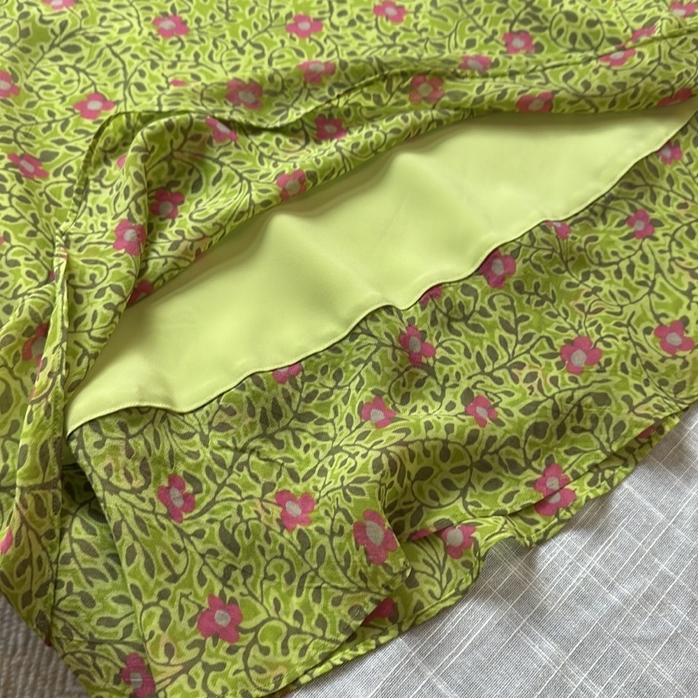 Singrid Olsen Y2K Floral A Line Midi Skirt - Picture 5 of 5